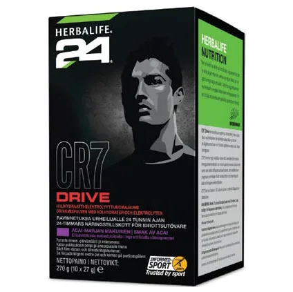 CR7 Drive - Urheilu- ja elektrolyyttijuoma - Annospussit