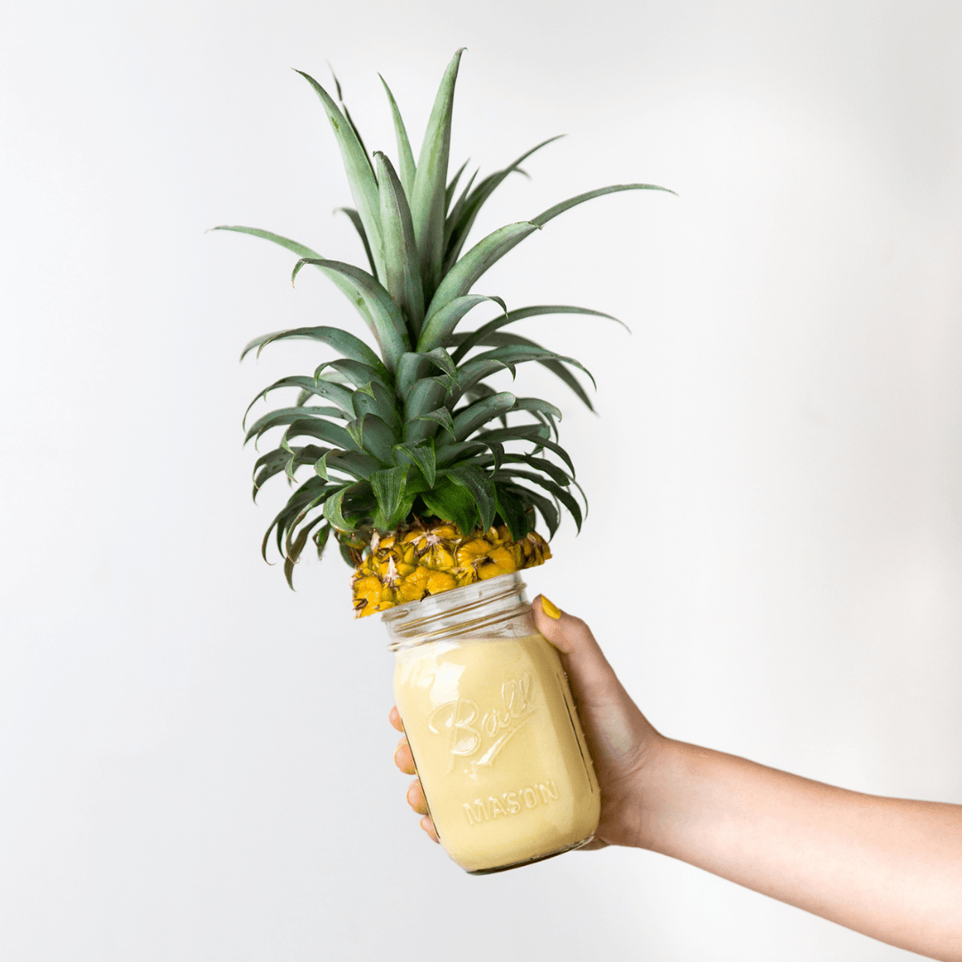 Ananas-banaani-vaniljaherkku