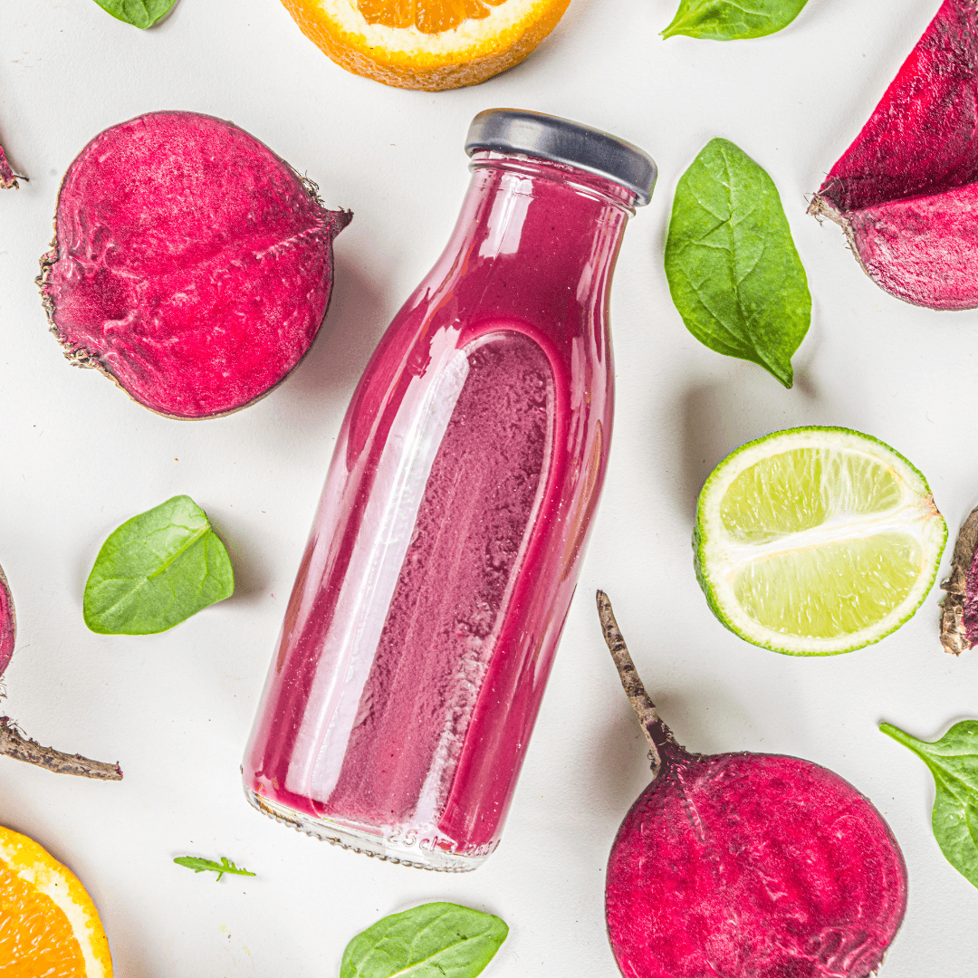 Punainen sametti-smoothie
